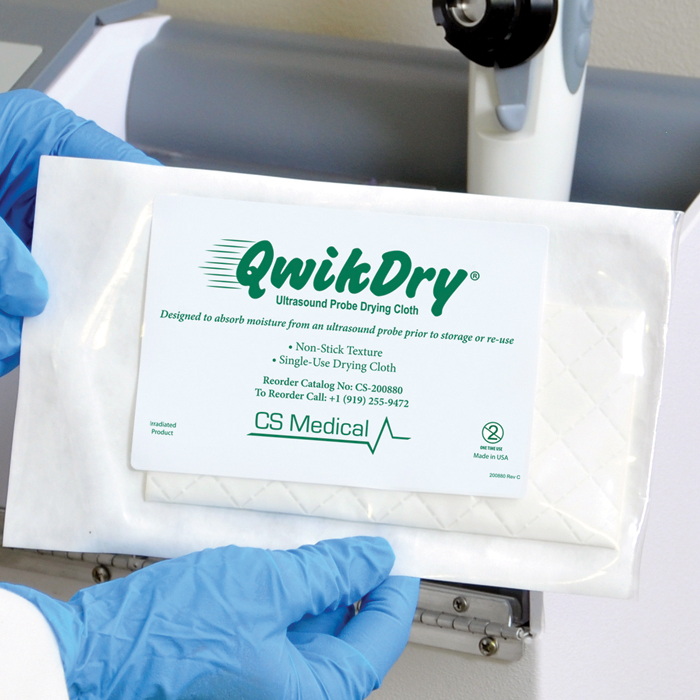 QwikDry® Ultrasound Probe Drying Cloths
